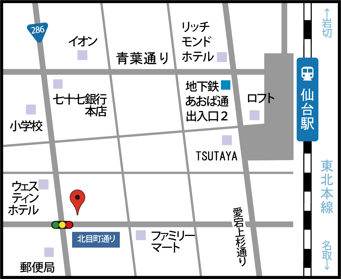 仙台教室地図