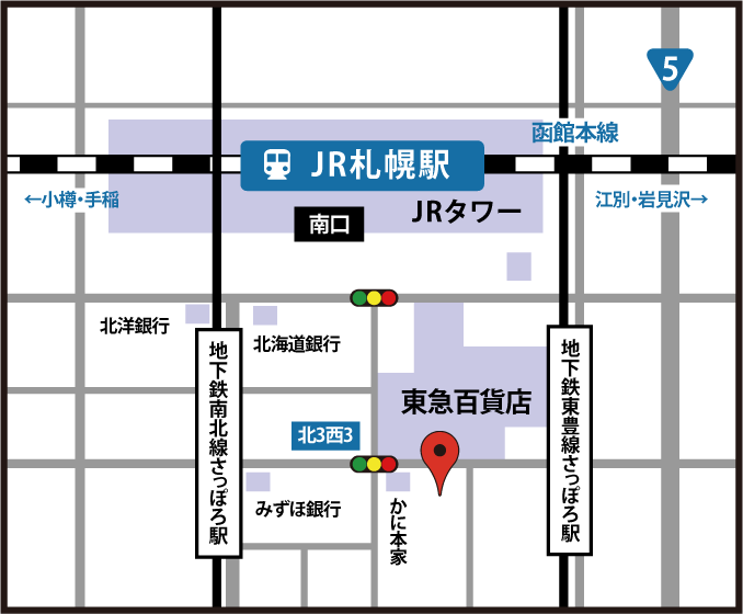札幌教室地図